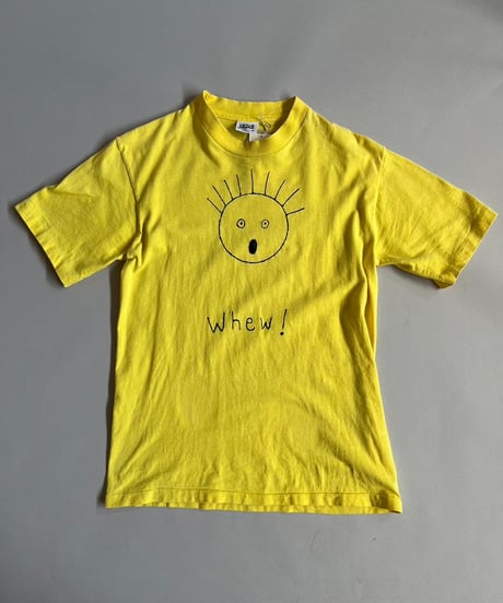 【USED】 Made in USA Anvil Hand Print T-Shirt /240824-007