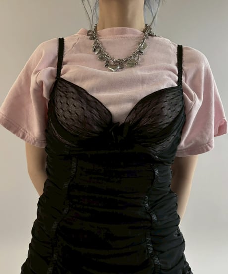 【USED】 Dot Pattern Frill Design Camisole Top/ 260307-031