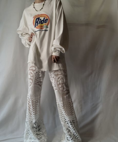 【RE;CIRCLE】 RE Lace Pants①/ 210801-040