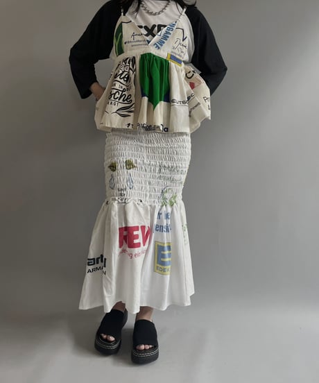【RE;CIRCLE】RE Eco-Friendly Bag Camisole Bustier / 230622-029