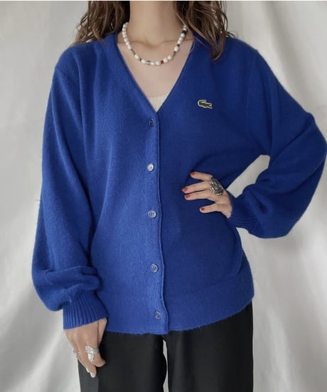【USED】   LACOSTE Knit Cardigan⑧/211126-016