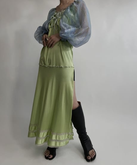 【RE;CIRCLE】 RE Sheer Striped Bolero / 220721-002