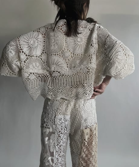【RE;CIRCLE】 RE Crochet Top / 220623-011