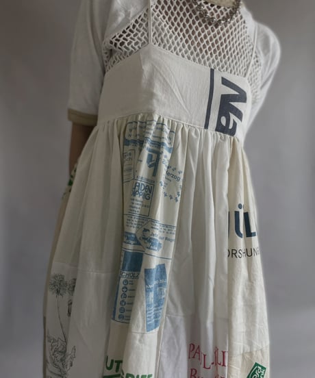 【RE;CIRCLE】RE Eco-Friendly Bag Camisole Long One-piece / 230427-016