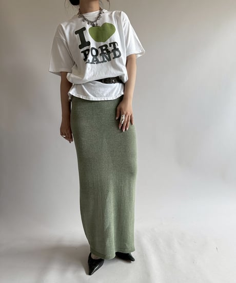 【USED】 Summer Knit Long Skirt  / 250719-022