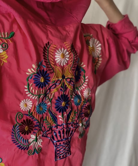 【RE;CIRCLE】RE Embroidery Ethnic Mexican Parker ⑧/210617-026