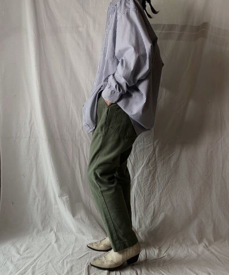 【USED】 Clistian Dior L/S Strip Shirt/210624-022