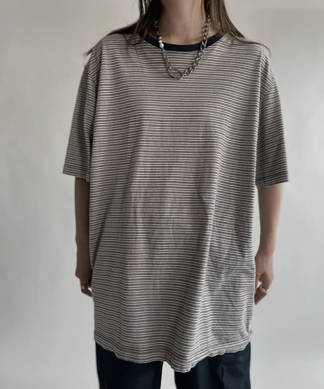 【USED】 Short Sleeved Multi Striped T-shirt / 220618-019