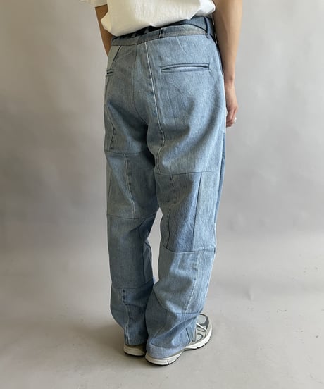 【RE;CIRCLE】 RE Denim PatchWork Pants / 230522-001