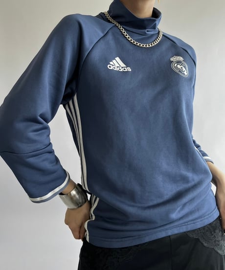 【USED】 adidas Real Madrid L/S Soccer Shirt  /240921-022