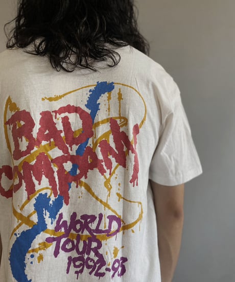 【USED】  Band T-shirt BAD COMPANY WORLD TOUR 1992~93s /230703-011