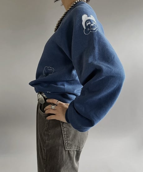 【Mashup Products】 Silk Screen Made in USA L/S JERSEYS Sweat top /  240217-021