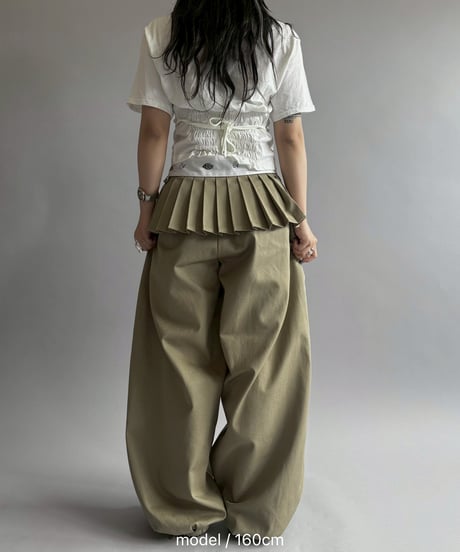【再受注販売】  Chinatsu Aoyama×Dickies®︎ The Makers Pants Set Khaki / 260605-001