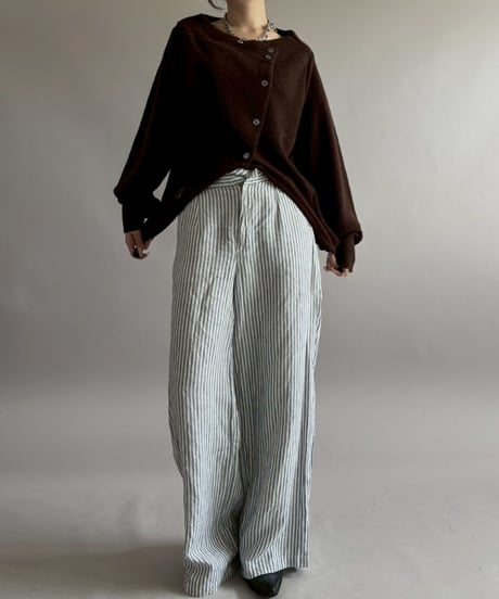【RE;CIRCLE】 RE Deformed Acrylic Cardigan / 260312-001