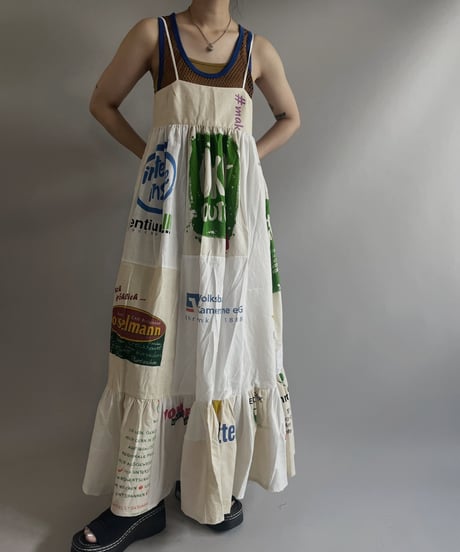 【RE;CIRCLE】RE Eco-Friendly Bag Camisole Long One-piece / 230727-023