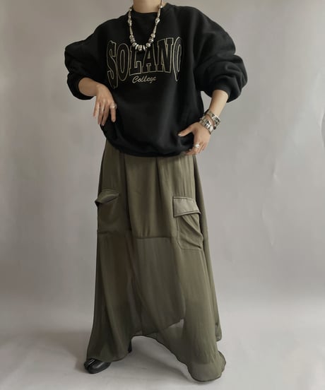 【USED】  'Solano College' Sweat Shirt / 220917-002