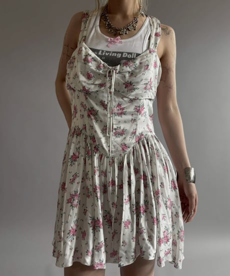 【USED】 Flower Pattern N/S One-Piece / 260613-014