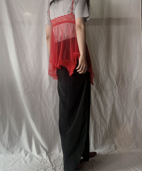 【USED】 Poly Long Skirt/ 210630-022