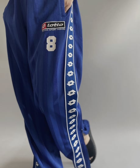 【USED】 Lotto Jersey Line Pants  / 230729-017