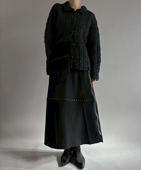 【RE;CIRCLE】 RE Suit Asymmetry Long Skirt / 260129-015