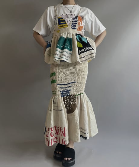 【RE;CIRCLE】RE Eco-Friendly Bag Camisole Bustier / 230727-013