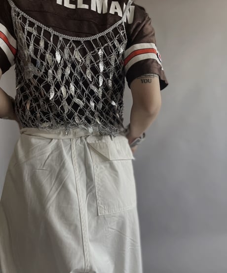 【USED】 Sleeveless Mesh Top / 230527-002
