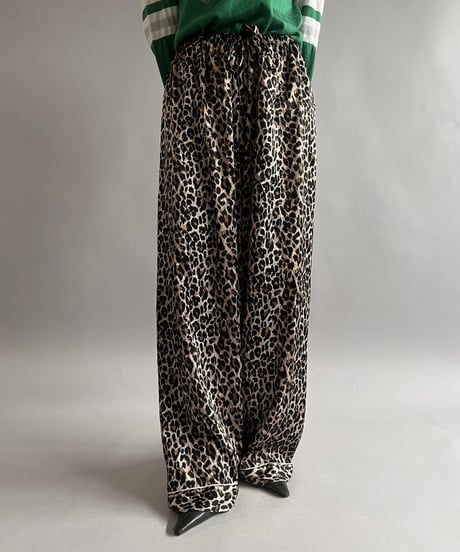 【USED】Leopard patterned Pants/ 240907-15