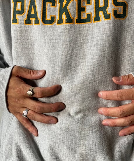 【USED】 90's Mexico Champion Reverse Weave Sweat GREEN BAY PACKERS/210516-041