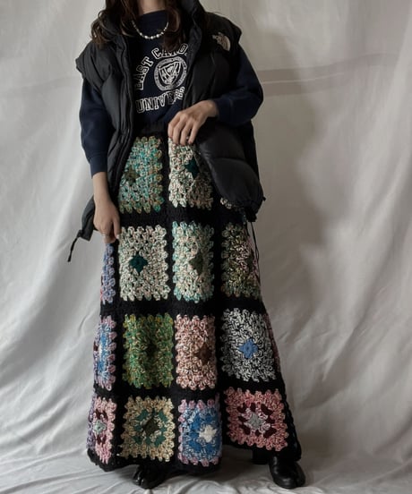 【RE;CIRCLE】 RE Granny Long Skirt⑦/211110-014