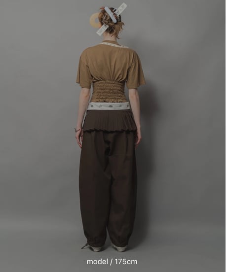 【再受注販売】 Chinatsu Aoyama×Dickies®︎  The Makers Pants Set Brown / 260605-003