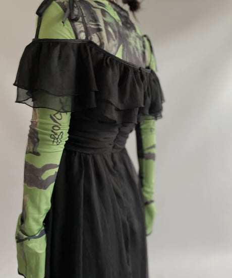 【USED】  Sheer Camisole One-Piece / 230916-024