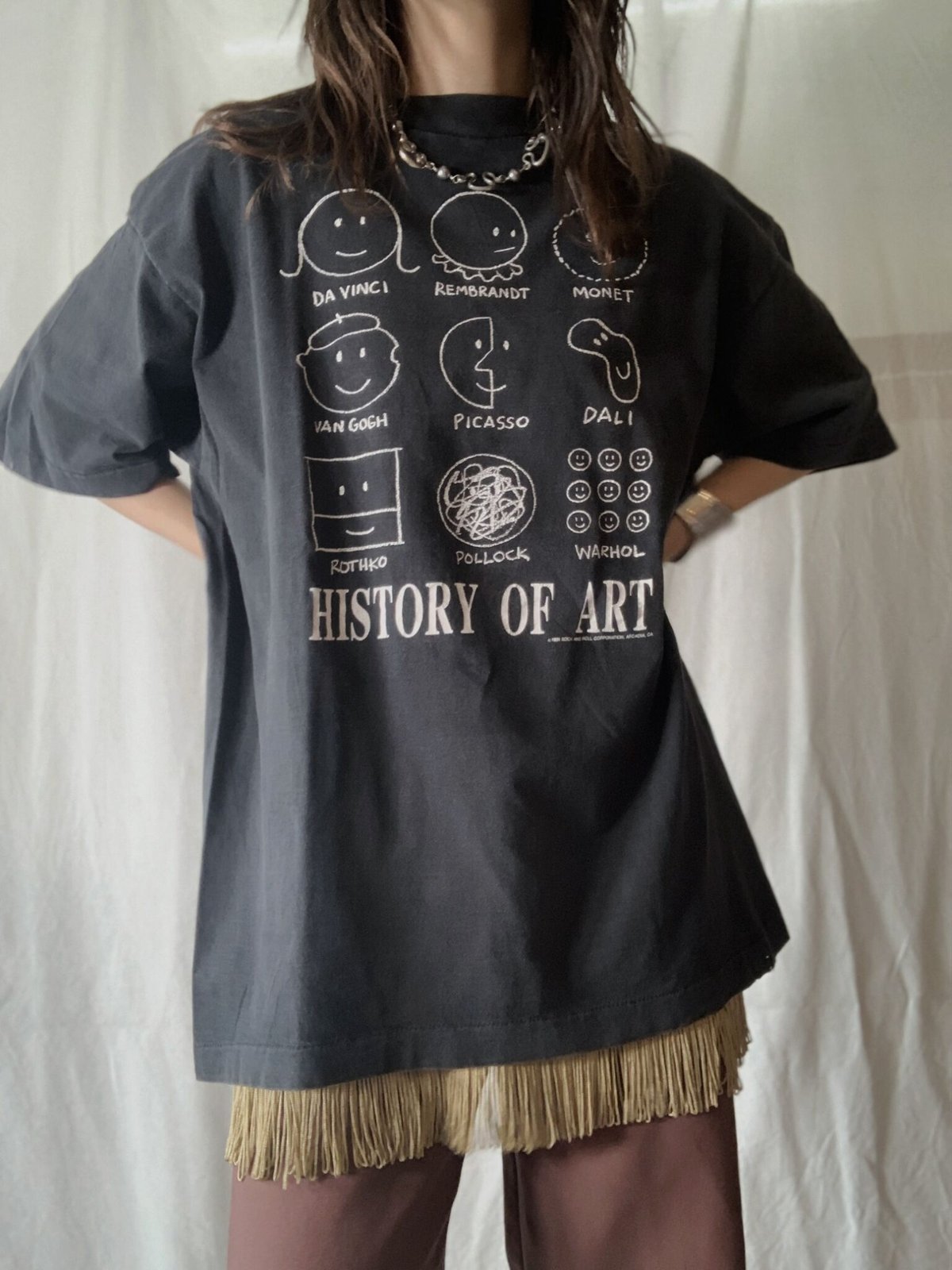 USED】 S/S T-shirt HISTORY OF ART/210617-012 |