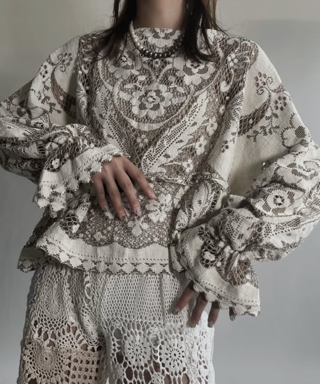 【RE;CIRCLE】 RE Crochet Top / 220623-013