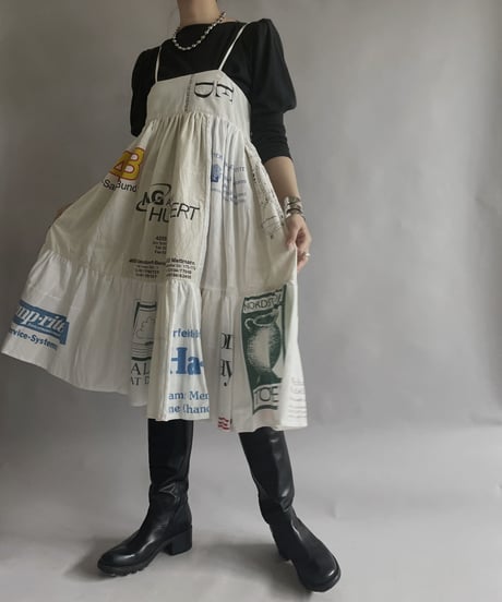 【RE;CIRCLE】RE Eco-Friendly Bag Camisole Middle One-piece / 230427-008