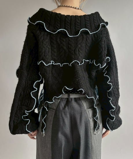 【RE;CIRCLE】 RE Mellow Knit Bolero/ 260122-005