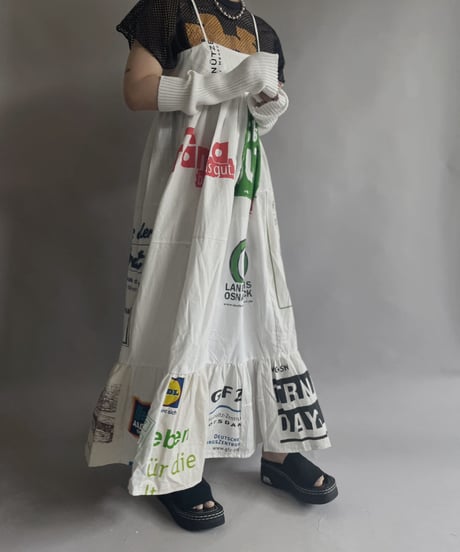 【RE;CIRCLE】RE Eco-Friendly Bag Camisole Long One-piece / 230427-028