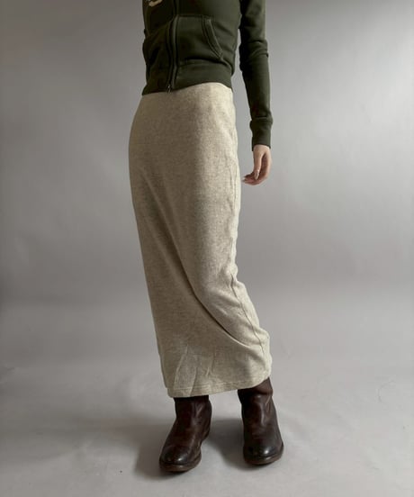 【USED】 Knit Long Skirt / 260228-023