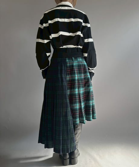 【RE;CIRCLE】 RE Kilt Long Skirt / 251204-009