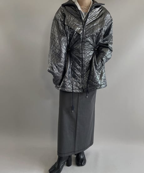 【USED】 Quilting Lame Jacket / 231021-016