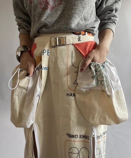 【RE;CIRCLE】RE Eco-Friendly Bag Belt Bag Skirt  / 240905-035