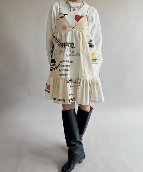 【RE;CIRCLE】 Re Eco Bag Back Lace Up Cami  /  250417-017
