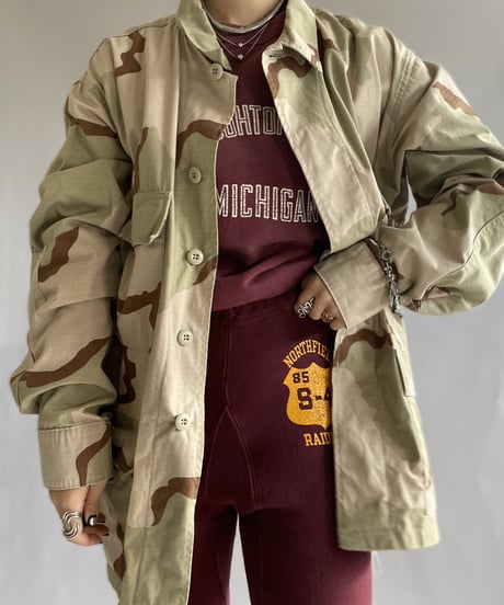 【USED】 Long Sleeved Sweatshirt 'Houghton Lake Michigan' / 221217-026
