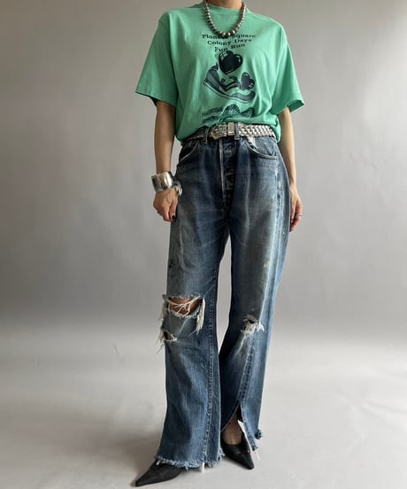【USED】  Made in USA SELECT 80's Fun Ran T-Shirt /240824-012