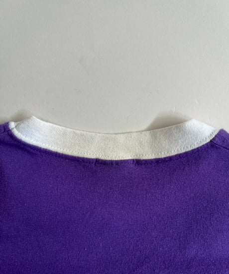 【USED】 LIKE A BOSS V-Neck Ringer T-Shirt /250503-008