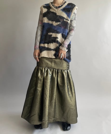 【USED】 Heaven Mohair Knit Vest /241006-013