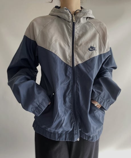 【USED】90s Nike Nylon Jacket / 231202-027