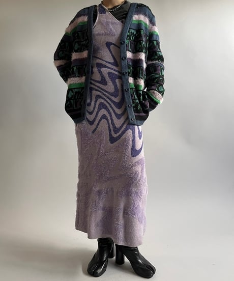 【USED】  House of Sunny Patterned Camisole Long One-Piece /250104-023