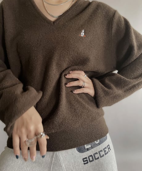 【USED】 Grand Slam Munsingwear Knit Sweater / 221203-019