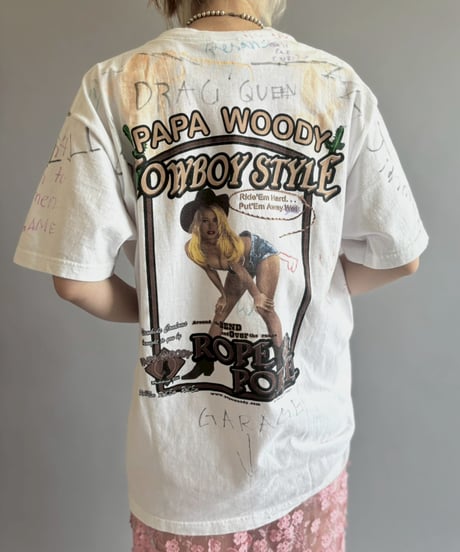 【USED】 98's FRUIT OF THE LOOM Memorial T-Shirt / 260523-026
