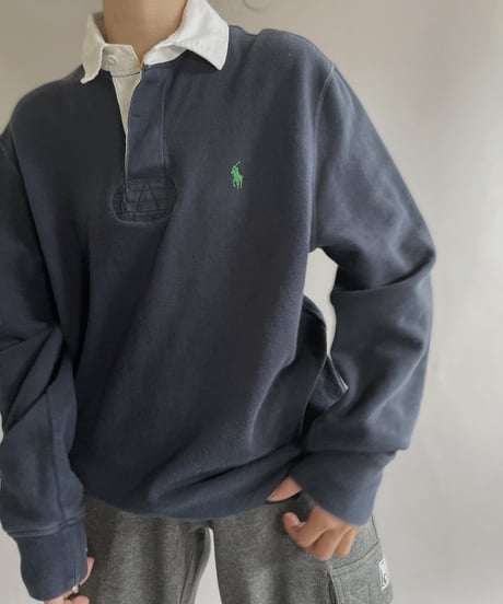 【USED】 Polo By Ralph Lauren Rugby Shirt / 220910-006